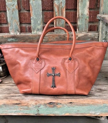 chrome hearts leather bag